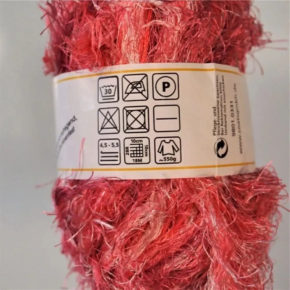 Assorted Eyelash Yarn Remnants Destash Mixed Lot Knitting Crochet